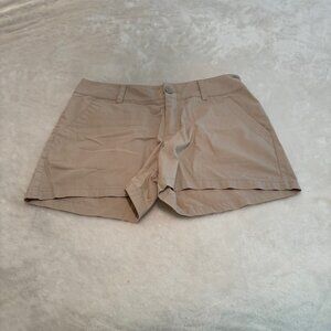 Columbia 100% Cotton Tan Shorts Size 10